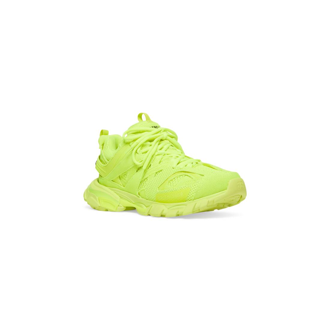 Men’s Track Sneaker In Full Mesh in Fluo Yellow - Image 2